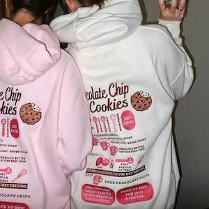 Chocolate Chip Cookie Recipe Embroider Hoodie