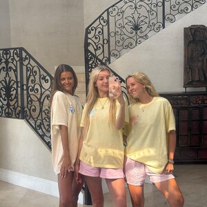 Ivory Blue Swim And Surf Comfort Colors Tee
