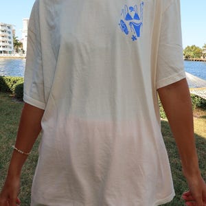 Ivory Blue Swim And Surf Comfort Colors Tee