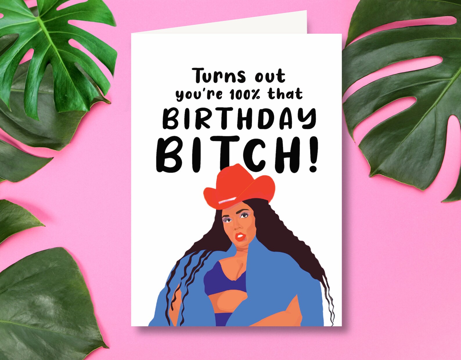 Lizzo Birthday Card Turns Out You’re 100% Birthday | Etsy