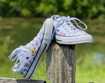 womens floral converse