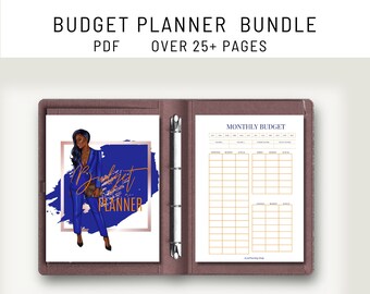 Budget Planner Printable  Financial Planner PDF Budget Worksheet Budget Bundle Finance Bundle Household Planner Paycheck Planner