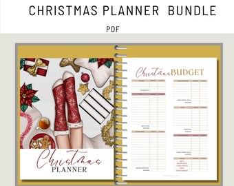 Christmas Binder Printable|Christmas Wishlist| Christmas Savings| Christmas To Do List| Xmas Planner| Gift Budget Planner| Holiday Planning