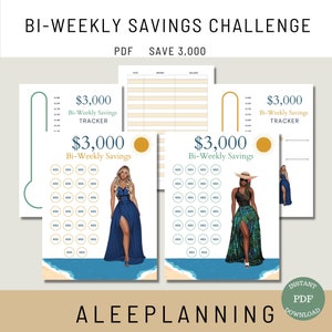 Bi Weekly Savings Challenge| 3K Savings Challenge | 26 Week Savings Challenge | 3K Envelope Challenge| Money Savings Challenge