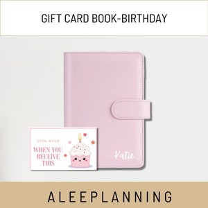 Gift Card Album Birthday Birthday Gift  Gift Card Book Multiple Gift Card Holder Gift Card Ideas Gifts For Her Birthday Card Holder