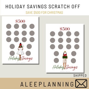 Scratch Off Savings Challenge | 500 Christmas Scratch Off | Holiday Scratch Off | Scratch and Save| Money Challenge | Cash Savings