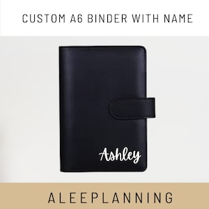 Custom A6 Budget Binder| Binder ONLY| Custom Money Binder| Bill Binder| Budget Book| Cash Envelope Binder System| Cash Stuffing Binder