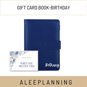 Gift Card Album Birthday Birthday Gift  Gift Card Book Multiple Gift Card Holder Gift Card Ideas Gifts For Her Birthday Card Holder