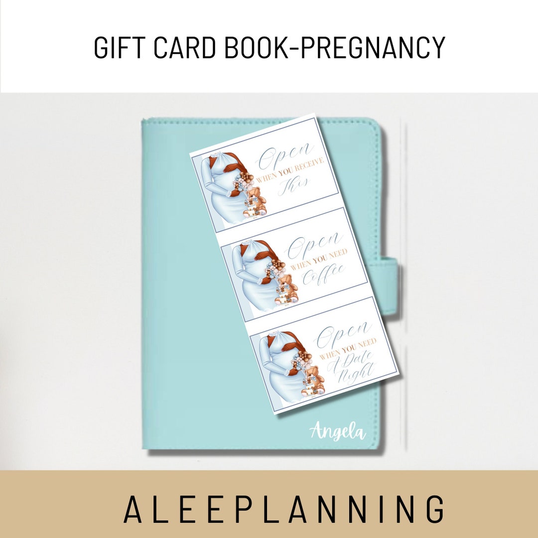 Gift Card Book Pregnancy Gift Card Album Multiple Gift Card Holder