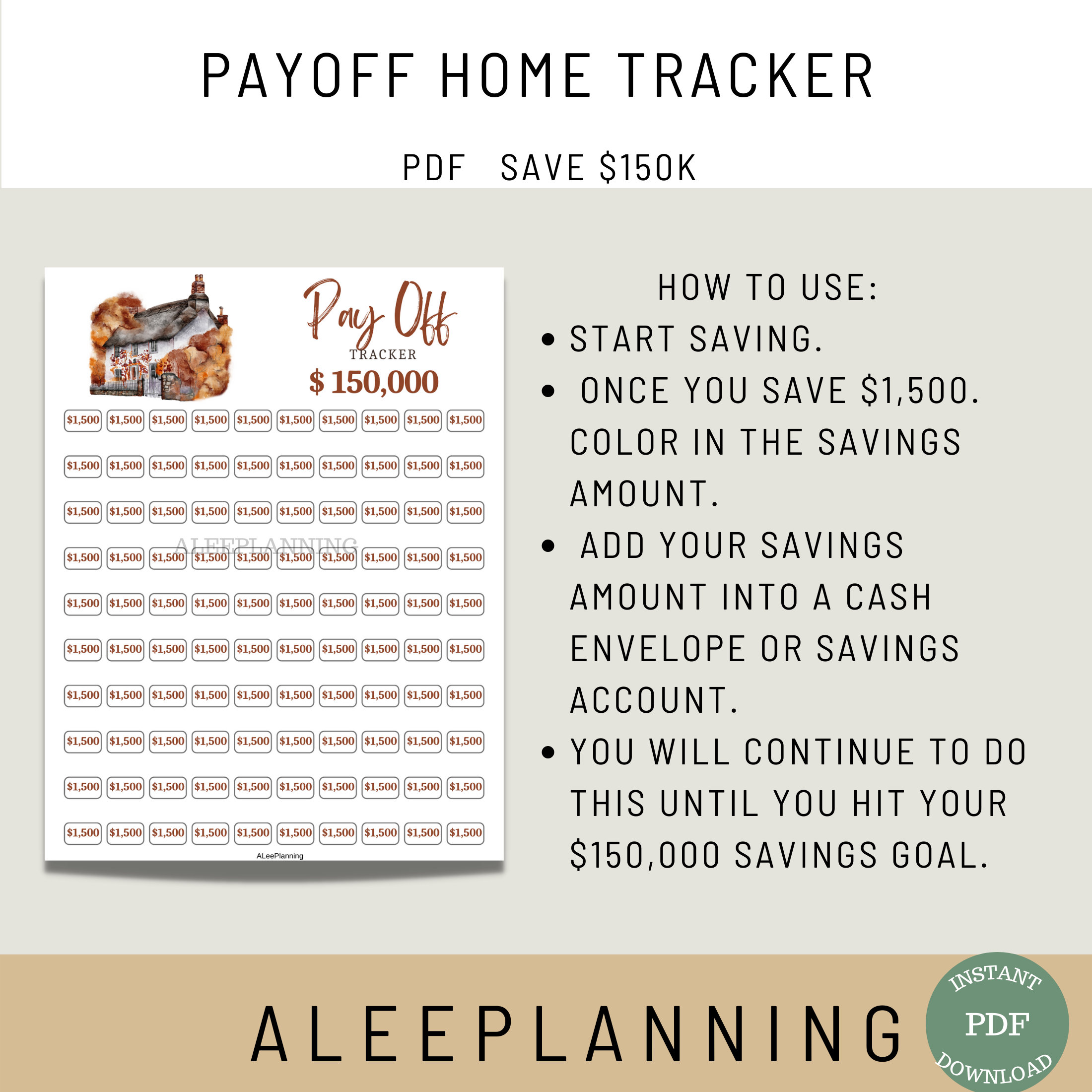 Home Payoff Tracker 150K Debt Tracker Mortgage Payoff Tracker Mortgage