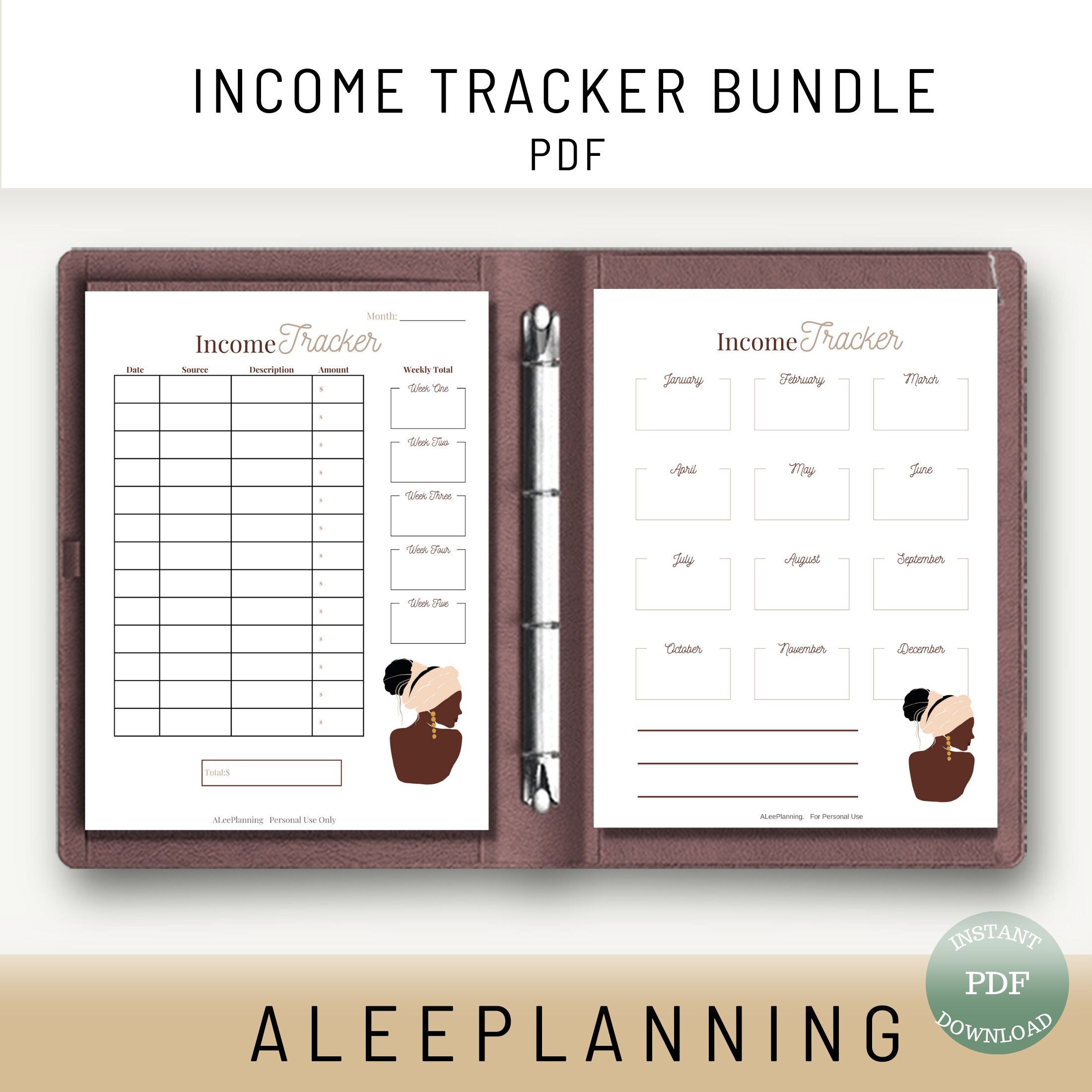 Income Log Income Sheet Passive Income Income Tracker Self Employed ...