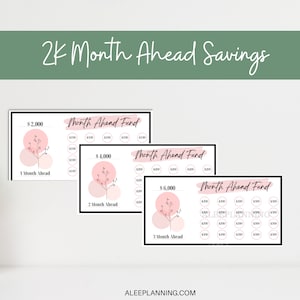 Month Ahead Savings Challenge |2K | 2000 Savings Challenge | Month Ahead Money Challenge| How To Get A Month Ahead