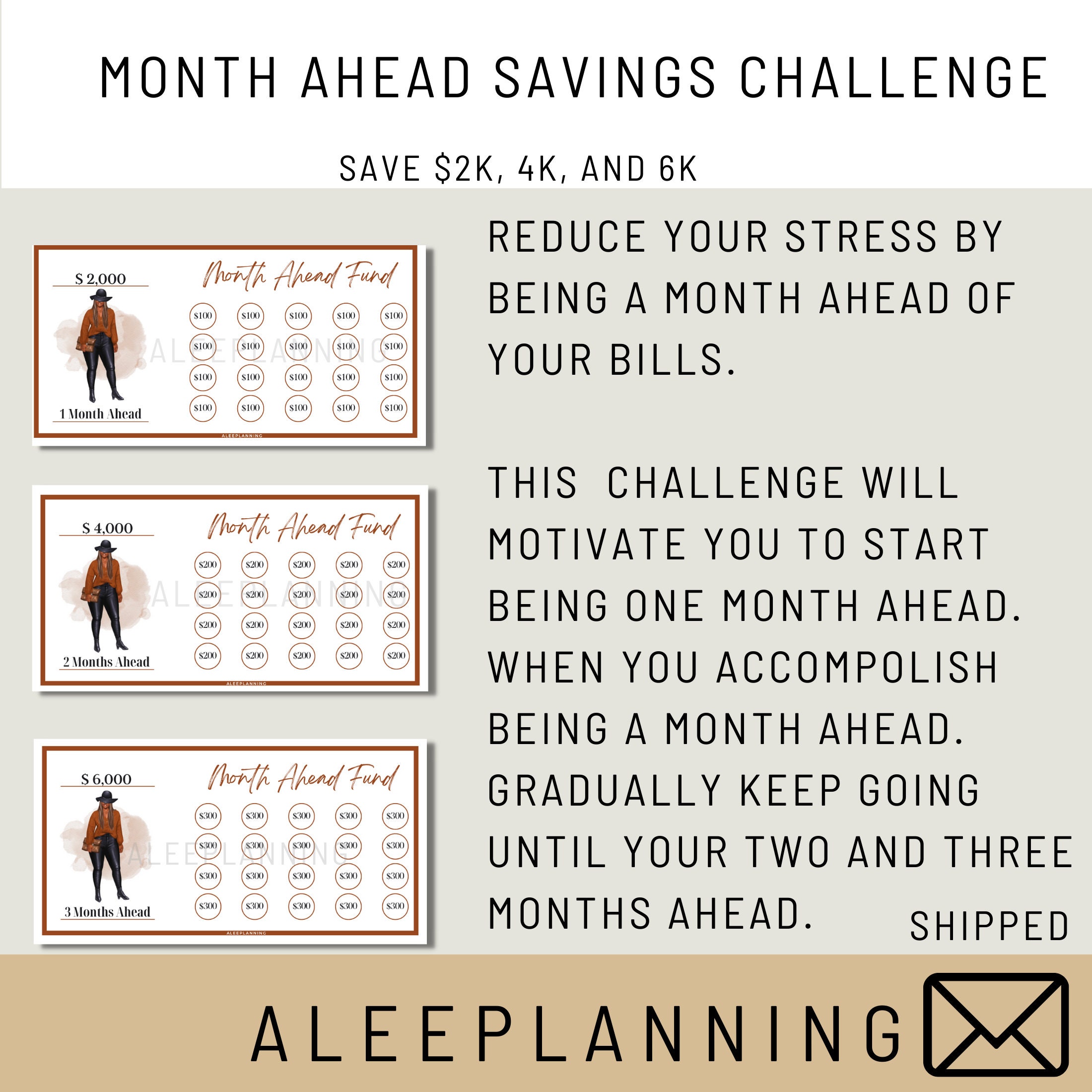 Month Ahead Tracker One Month Ahead 2K Savings 4K Savings 6K Savingshow