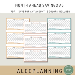 Month Ahead Savings Challenge| How To Get A Month Ahead | Month Ahead Tracker|1 Month Ahead| 2 Months Ahead| 3 Months Ahead| Money Challenge