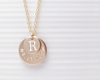 Custom Engraved Date Necklace