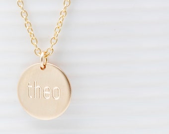 Custom Engraved Name Necklace