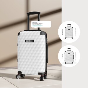 Gepersonaliseerde koffer Bagage Cabine Reistas Witte golfbal Textuurvormen Sportpatroon Aangepast cadeau voor kinderen jongens meisjes vrouwen mannen golfspeler