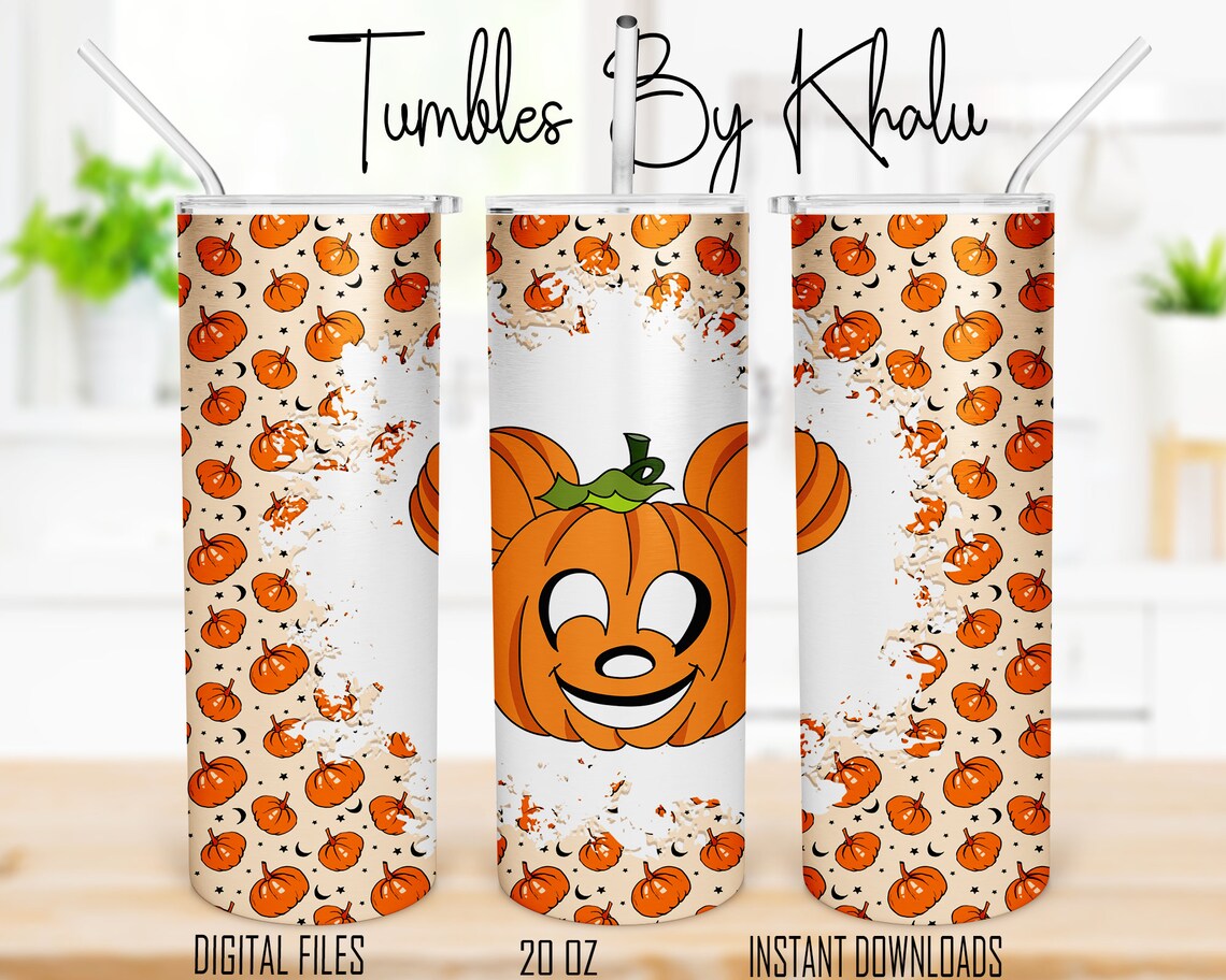 Halloween Tumbler wrap Straight/Tapered Digital File Etsy
