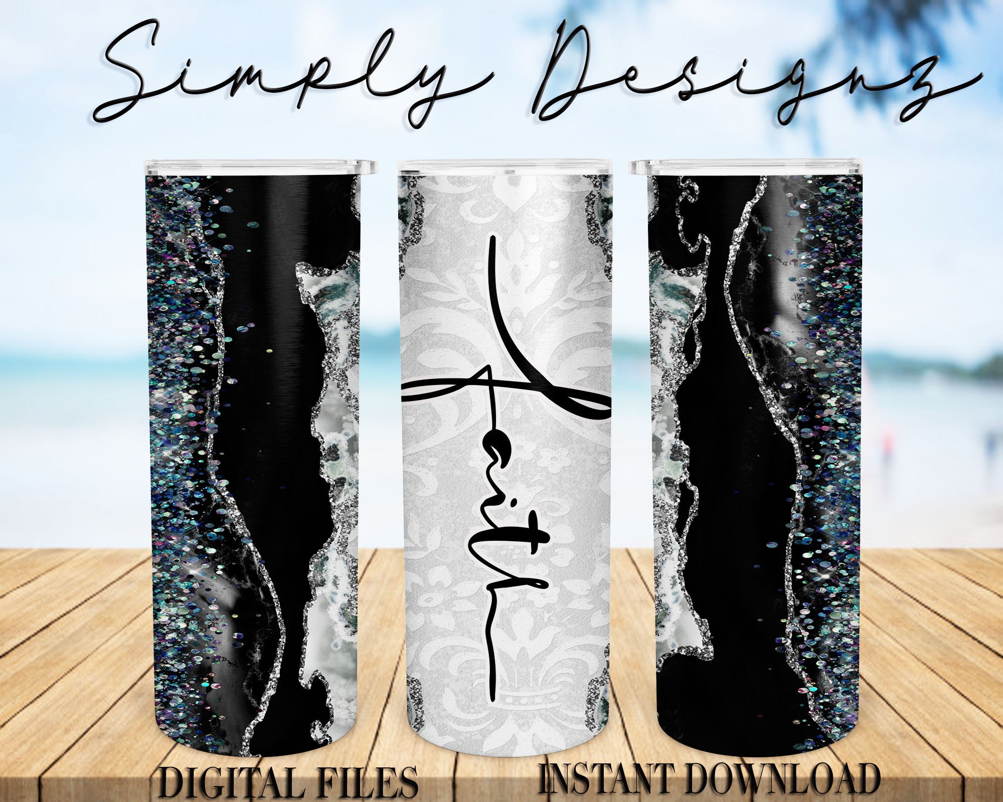 Christian tumbler wrap Straight/Tapered wrap Christian Etsy