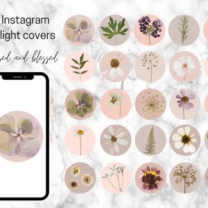 押し花ボヘミアンをテーマにした Instagram ハイライト カバー 25 選