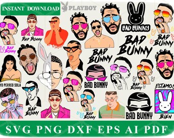 Download Bad Bunny Svg Etsy