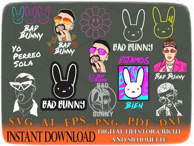 Download BUNDLE 50 Bad bunny svg bugs bunny svg bad bugs bunny svg ...