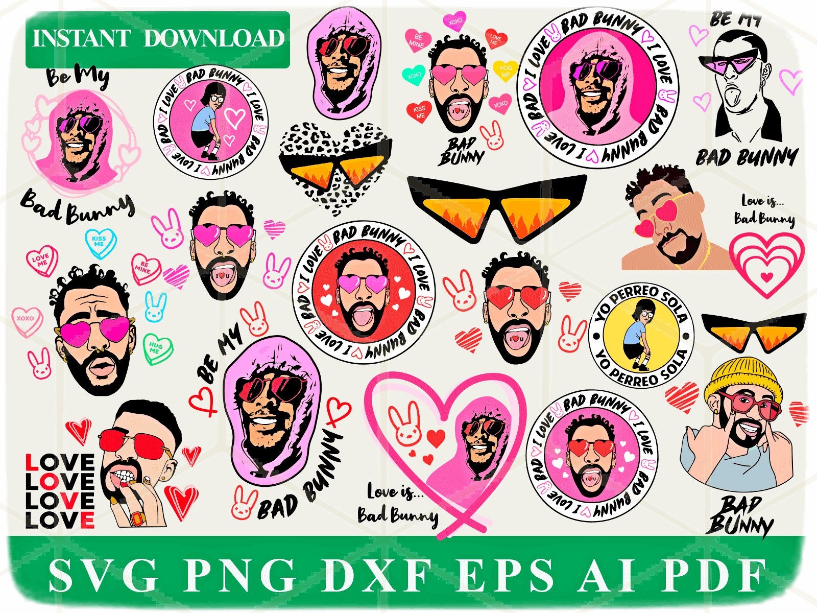 Free Free Bad Bunny Valentines Svg 487 SVG PNG EPS DXF File