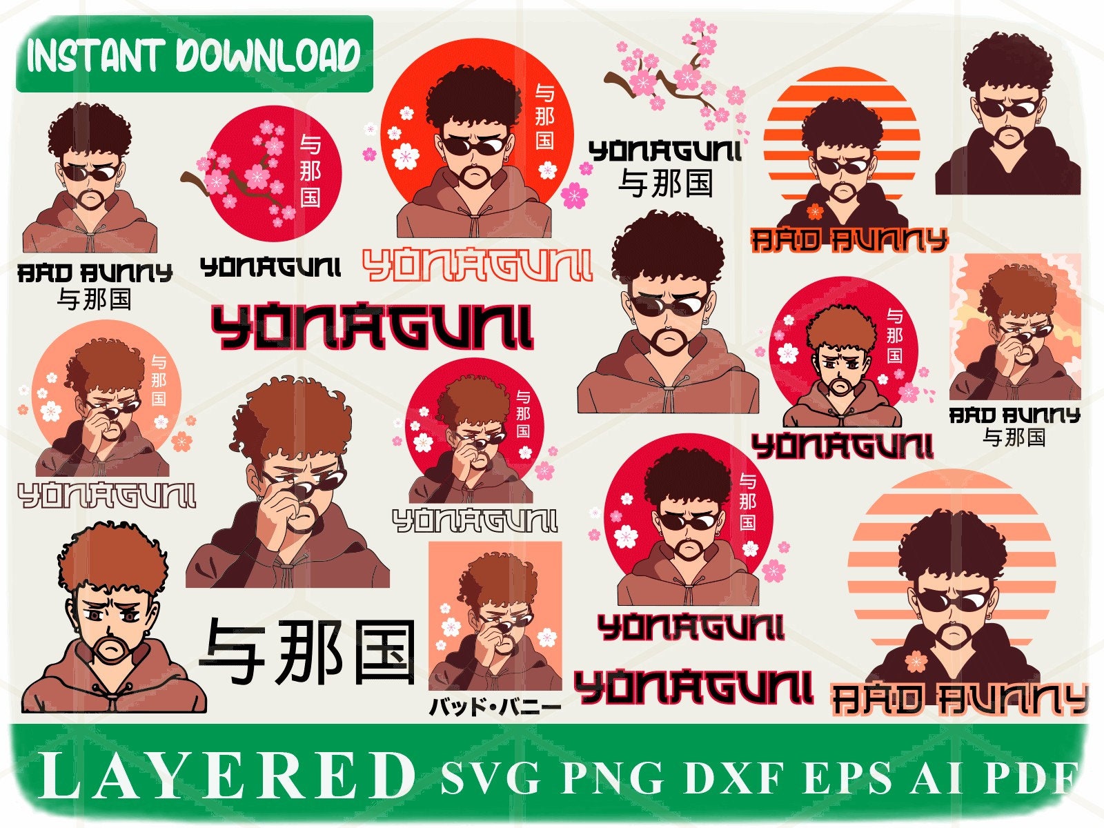 TRANDY SVG, LAYERED  Svg, Files for Cricut,  Svg Files,  Svg Bundle, …