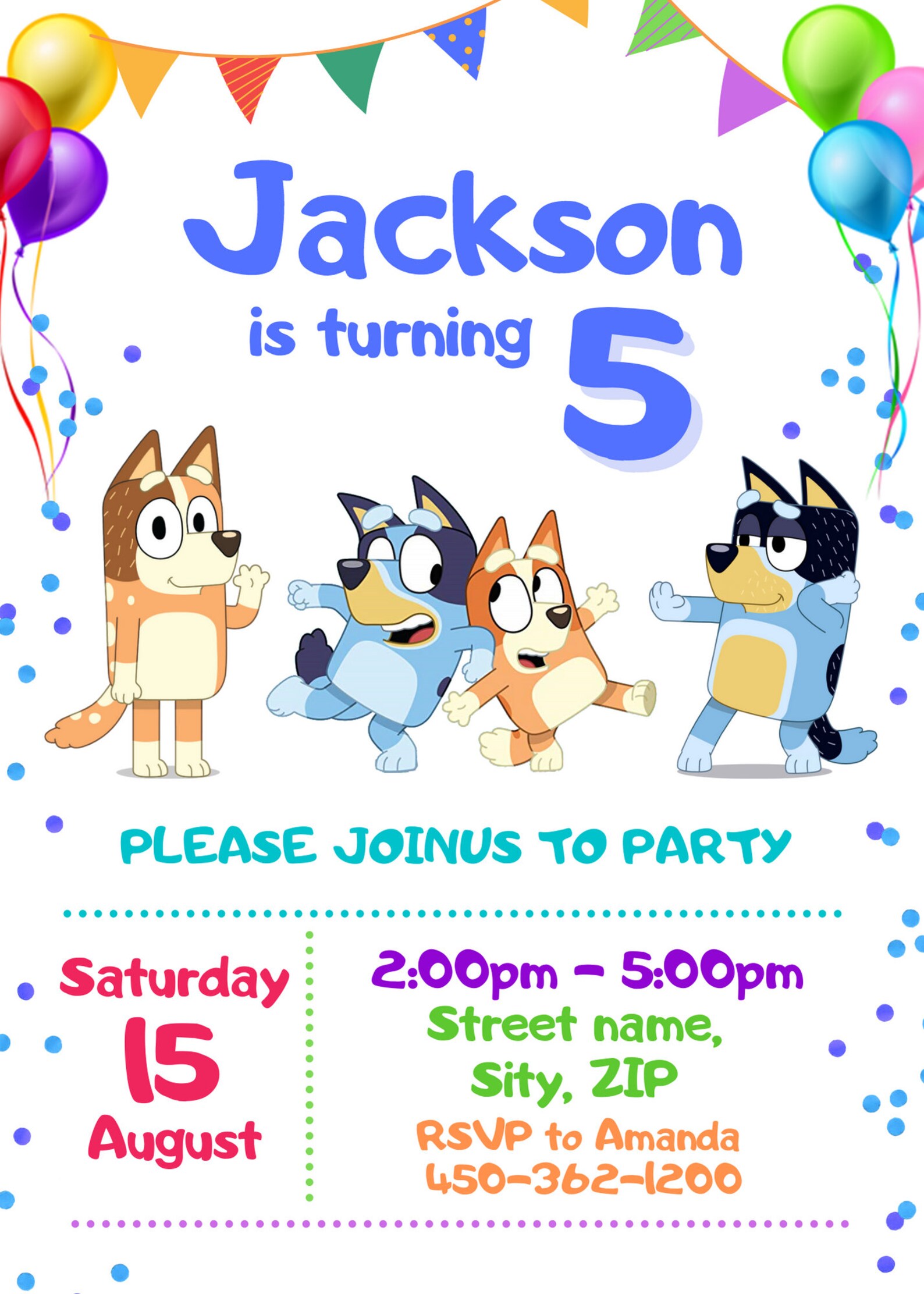 Video Invitation Invitation Birthday Party Decorations | Etsy