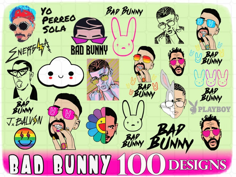 Download BUNDLE 100 Bad bunny svg bugs bunny svg bad bugs bunny svg ...