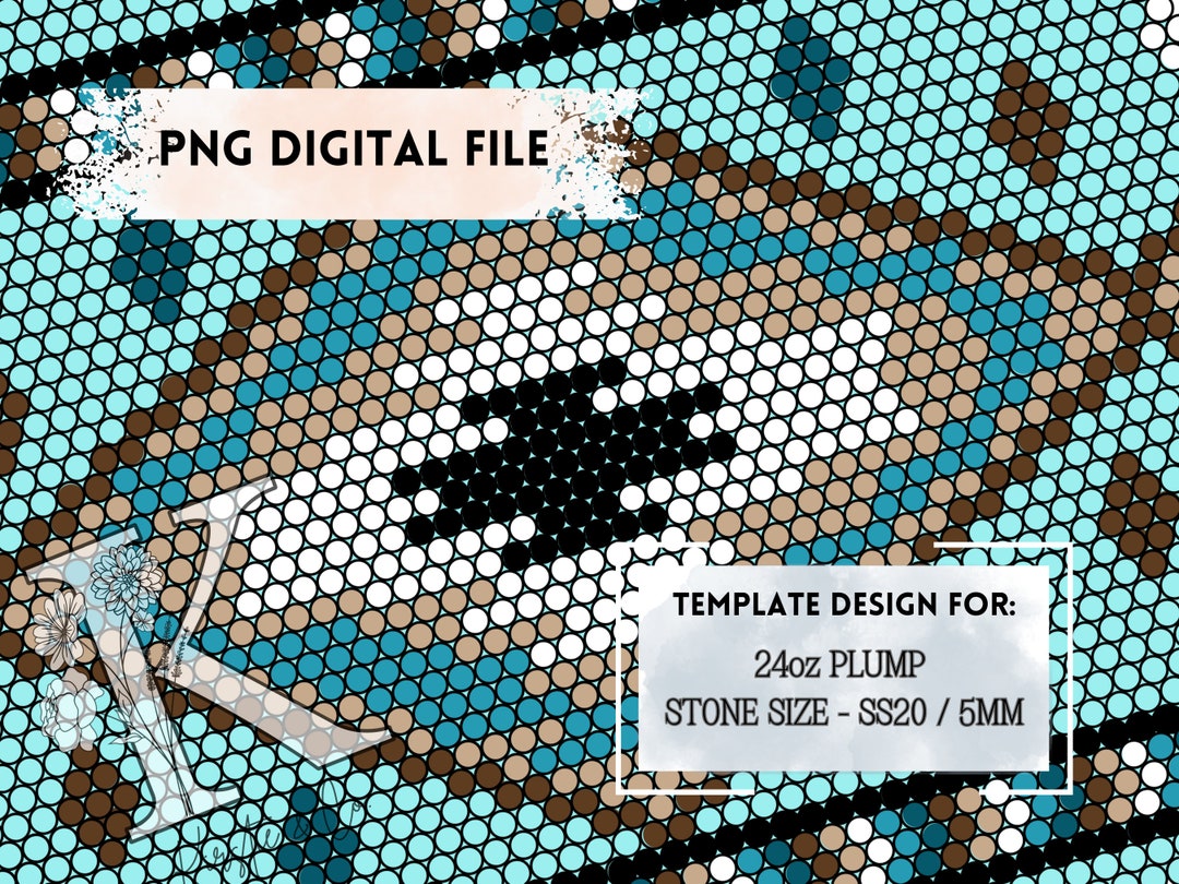 Western Aztec Native Bracelet Rhinestone Template, Native American Cup ...