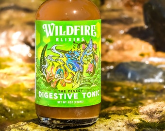 The Digest | 8oz Daily Ginger Digestive Tonic w/ Bitter Roots & Botanicals