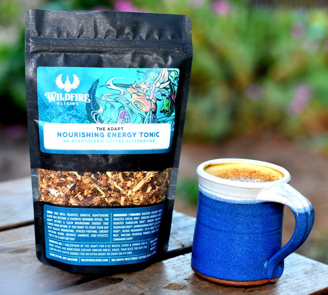 The Adapt 8oz Herbal Coffee Alternative or Nourishing Adaptogenic