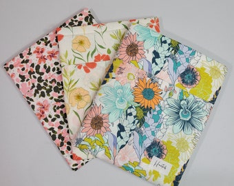 Padded Book Sleeves  |  Floral Bloom