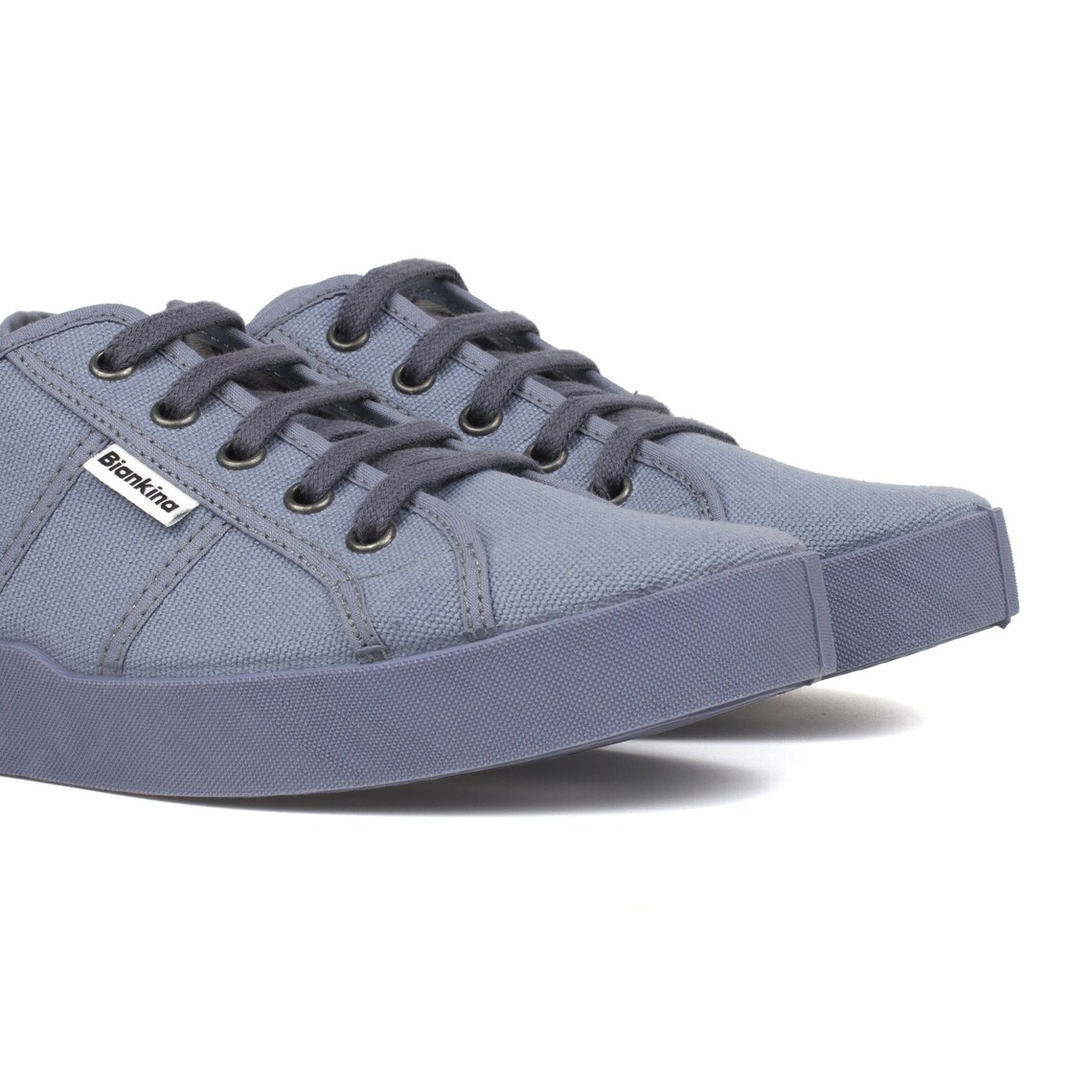 St.Tropez denim blue women's vegan canvas tennis shoes Etsy