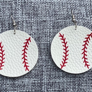 Baseball  earrings