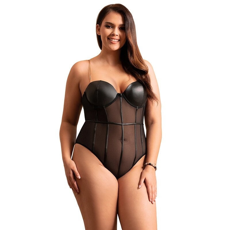 Black Mesh Bodysuit -  Sweden