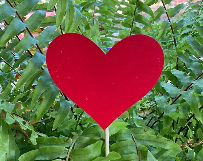 Classic Heart Garden Stake Classic Heart Door Hanger Etsy