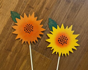 Petite Field Sunflower Garden Stake