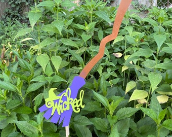 Broomstick Garden Stake