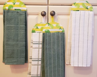 Dropship 4pcs Thickened Dish Towel; Hanging Hand Towels; Kitchen Rag With  Hanging Loop; Bathroom Hand Towels to Sell Online at a Lower Price