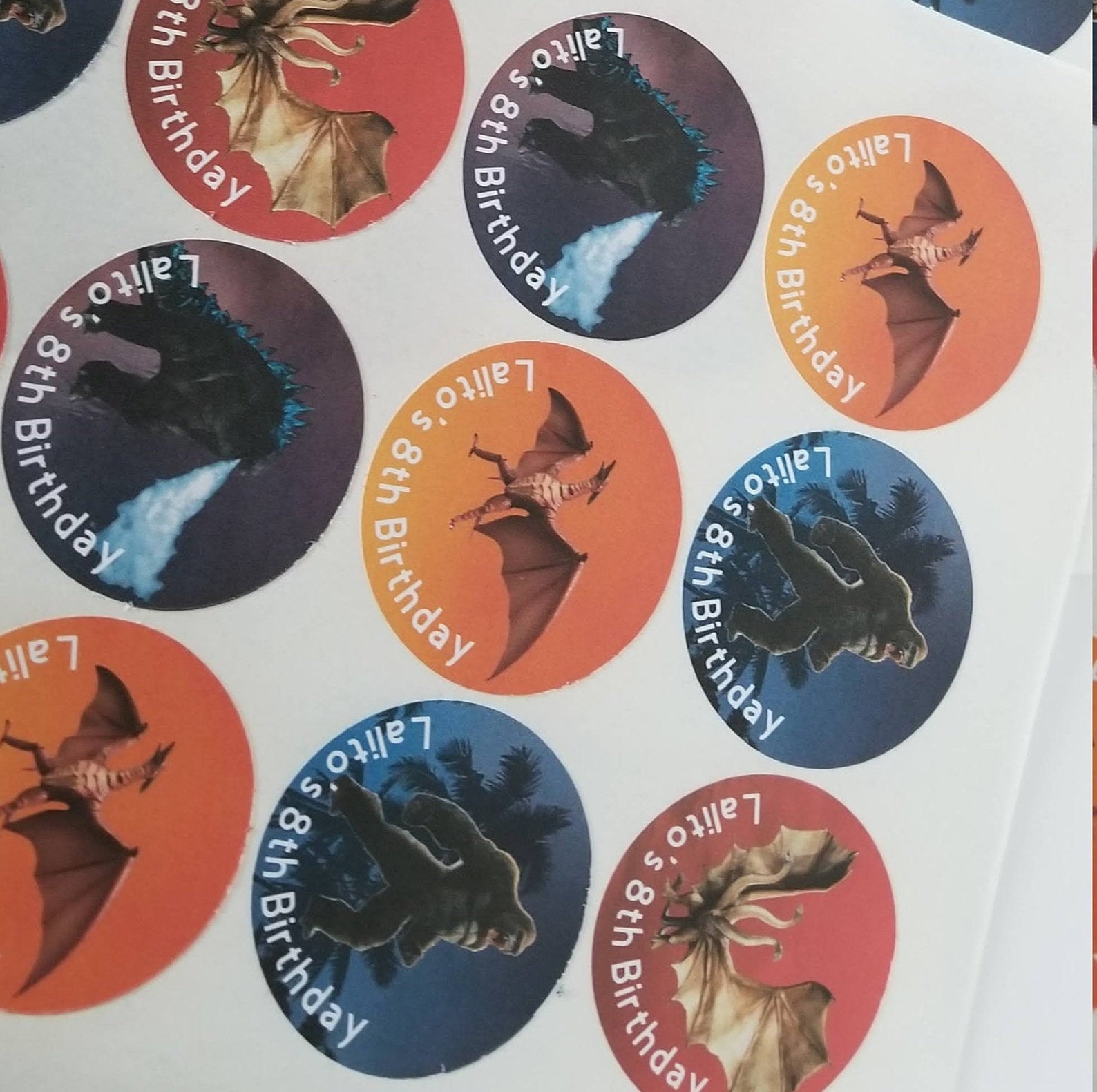 Stickers Party Favors Birthday Party Wedding Baby Shower Etsy