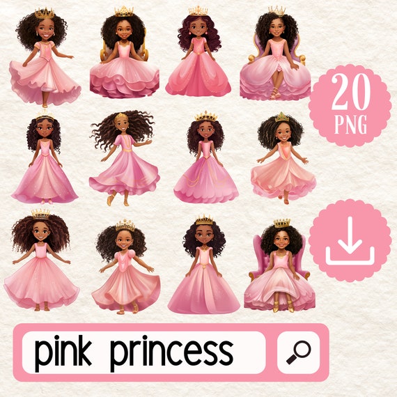 open lace back dress Pink Princess Dress for Little Girls