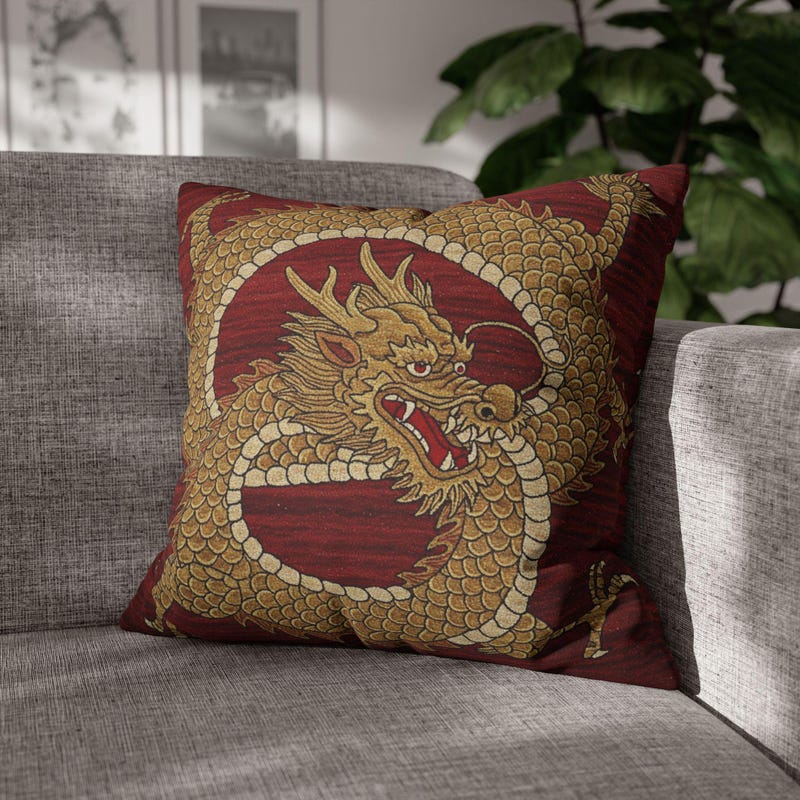 EUROPEAN PILLOWCASE HEART OF A DRAGON
