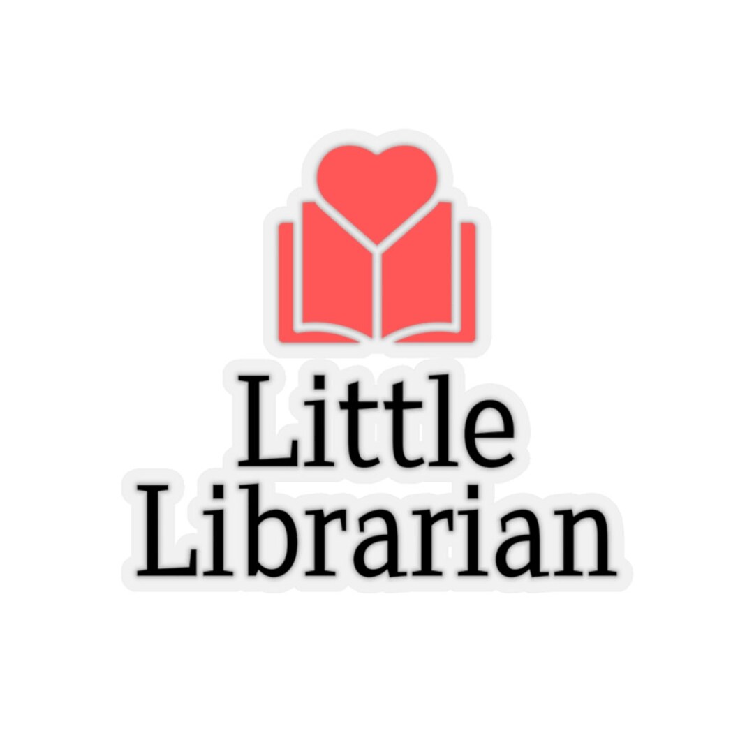 Little Librarian Sticker Free Library Owner Little Library Etsy