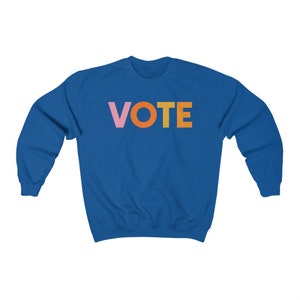 VOTE Unisex Crew Neck Sweatshirt Election Day Patriotic USA Get Out & Vote Voting/Polling Top image 4