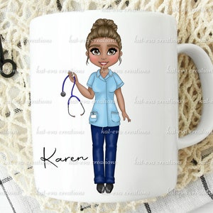 personalised Nurse mug