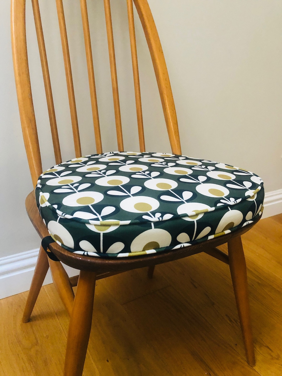 Myhome New Seat Pads for Ercol Dining Chairs With Studs and Press Studs retro Pattern Etsy UK