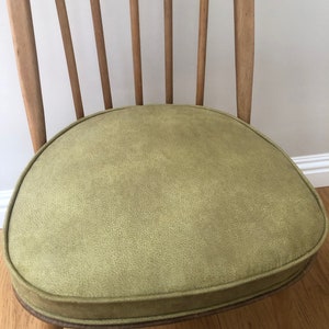 MyHome new seat pads for Ercol dining chairs with straps and press studs Green image 7