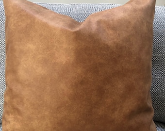leather cushion covers